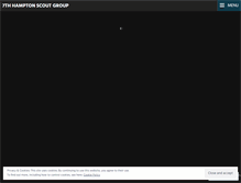 Tablet Screenshot of 7thhamptonscoutgroup.wordpress.com