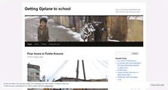 Desktop Screenshot of gettinggjelanetoschool.wordpress.com