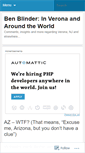 Mobile Screenshot of benblinder.wordpress.com