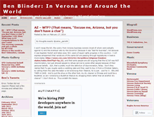 Tablet Screenshot of benblinder.wordpress.com