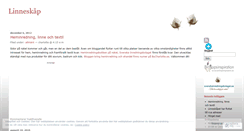Desktop Screenshot of linneskap.wordpress.com