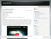 Tablet Screenshot of gamesreviewsinfo.wordpress.com