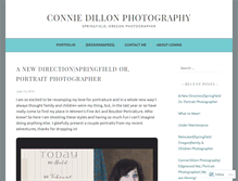 Tablet Screenshot of conniedillonphotography.wordpress.com