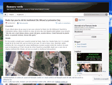 Tablet Screenshot of flamuraverde.wordpress.com