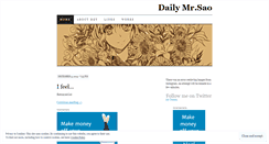 Desktop Screenshot of mrsao.wordpress.com