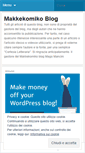 Mobile Screenshot of makkekomiko.wordpress.com