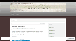 Desktop Screenshot of monicagrimesportraitdesign.wordpress.com