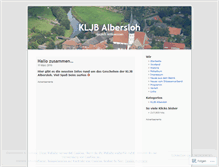 Tablet Screenshot of kljbalbersloh.wordpress.com
