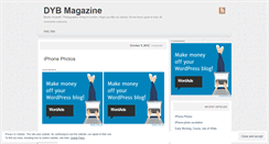 Desktop Screenshot of dybmagazine.wordpress.com