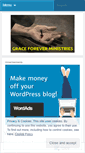 Mobile Screenshot of graceforever.wordpress.com