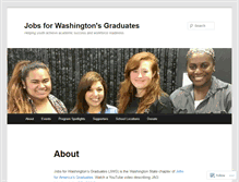 Tablet Screenshot of jobsforwashingtongraduates.wordpress.com