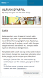 Mobile Screenshot of alfiansyafril.wordpress.com