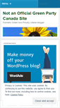 Mobile Screenshot of greencanada.wordpress.com