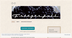 Desktop Screenshot of freezerfull.wordpress.com