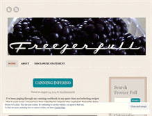 Tablet Screenshot of freezerfull.wordpress.com