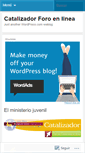 Mobile Screenshot of catalizadorforo.wordpress.com