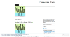 Desktop Screenshot of francinehaas.wordpress.com