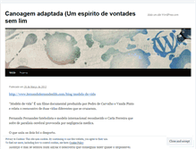 Tablet Screenshot of ferreiracarlota.wordpress.com