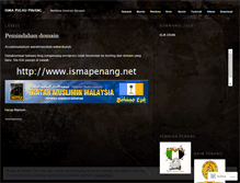 Tablet Screenshot of ismapenang.wordpress.com