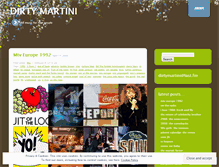 Tablet Screenshot of dirtymartini.wordpress.com