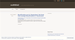 Desktop Screenshot of oodhfb3s2.wordpress.com