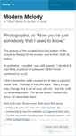 Mobile Screenshot of modernmelody.wordpress.com