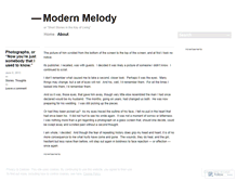 Tablet Screenshot of modernmelody.wordpress.com