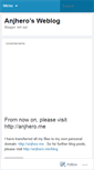 Mobile Screenshot of anjhero.wordpress.com