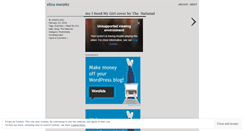 Desktop Screenshot of elizamurphy.wordpress.com