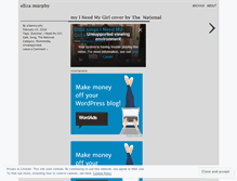 Tablet Screenshot of elizamurphy.wordpress.com