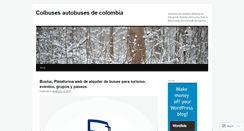 Desktop Screenshot of colbuses.wordpress.com