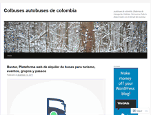 Tablet Screenshot of colbuses.wordpress.com