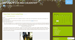 Desktop Screenshot of cocinacaliente.wordpress.com