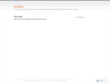 Tablet Screenshot of kelalea.wordpress.com