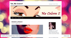 Desktop Screenshot of mecolore.wordpress.com