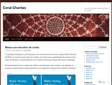 Tablet Screenshot of coralcharitas.wordpress.com