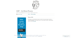 Desktop Screenshot of gohorseprocess.wordpress.com