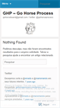 Mobile Screenshot of gohorseprocess.wordpress.com