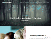 Tablet Screenshot of christienboomsma.wordpress.com