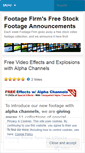 Mobile Screenshot of footagefirm.wordpress.com