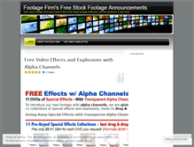Tablet Screenshot of footagefirm.wordpress.com