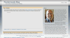 Desktop Screenshot of murdernovels.wordpress.com