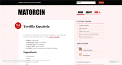 Desktop Screenshot of matorcin.wordpress.com