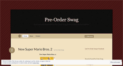 Desktop Screenshot of preorderswag.wordpress.com