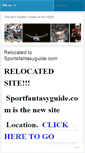 Mobile Screenshot of fantasysportsguide.wordpress.com