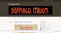 Desktop Screenshot of doppiaggiitalioti.wordpress.com