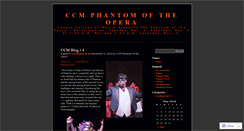 Desktop Screenshot of ccmphantom.wordpress.com