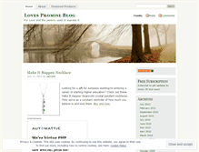 Tablet Screenshot of lovespromise.wordpress.com