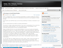 Tablet Screenshot of islamtheultimatejourney.wordpress.com