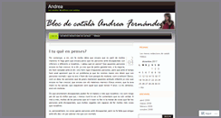 Desktop Screenshot of andreafcatala.wordpress.com